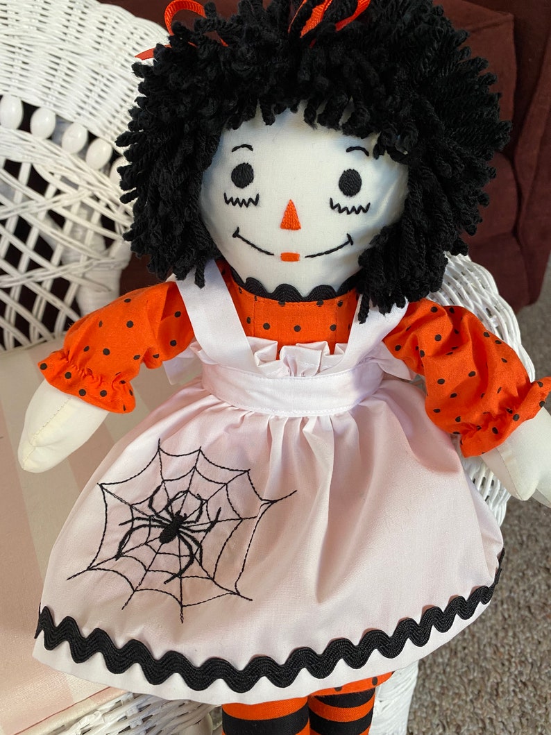 20 inch Halloween Raggedy Ann Doll Handmade in USA Doll image 5