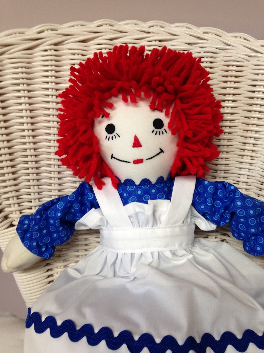 15 Inch Raggedy Ann Doll Traditional Personalized Handmade in the USA ...