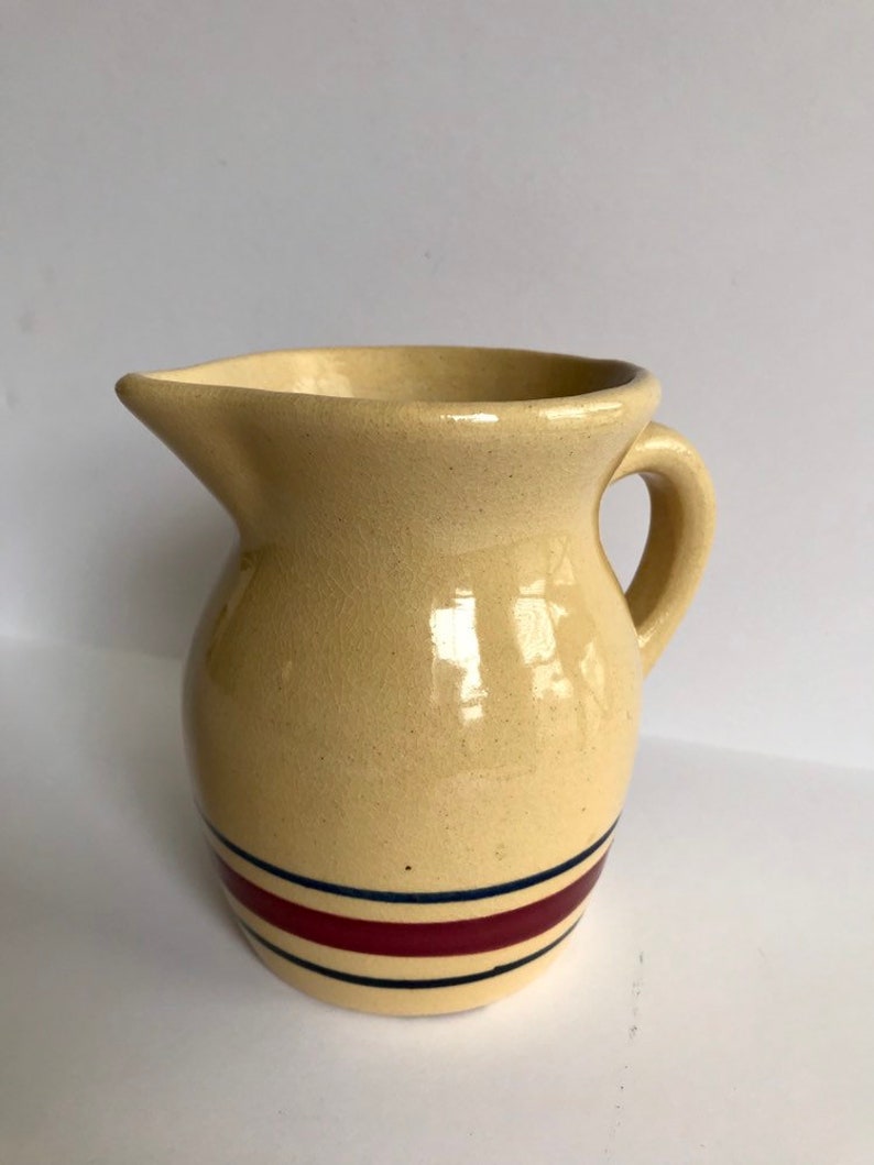 Roseville Pottery / Vintage Crock Cream Jug Etsy