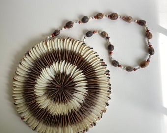 Unique Vintage Oceanic Handcrafted Circular Wall Hanging / Wall Decor Made in South America