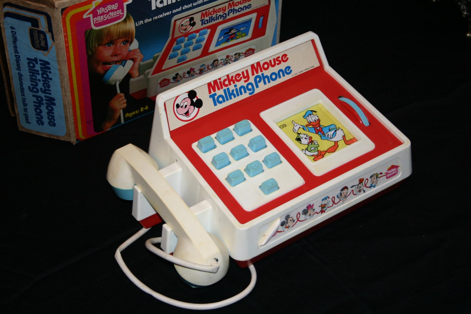 Mickey mouse sale toy phone 1980s