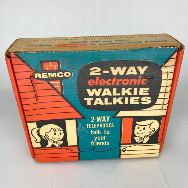 Remco Two Way Walkie Talkies / Vintage Toys