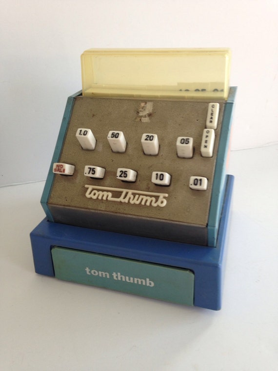 tom thumb vintage cash register