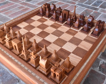 Paris Chess Set (Made-to-Order!) | Handmade Chess Set | Wooden Chess Set | Paris ...Can't guarantee for delivery before Christmas