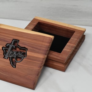 Handmade Texas Box | Texas Gift | Wooden Texas Box | Keepsake Box | Trinket Box