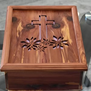 Handmade Cedar Bible Box (Made-to-Order!) - Large Bible Box - Family Bible Box