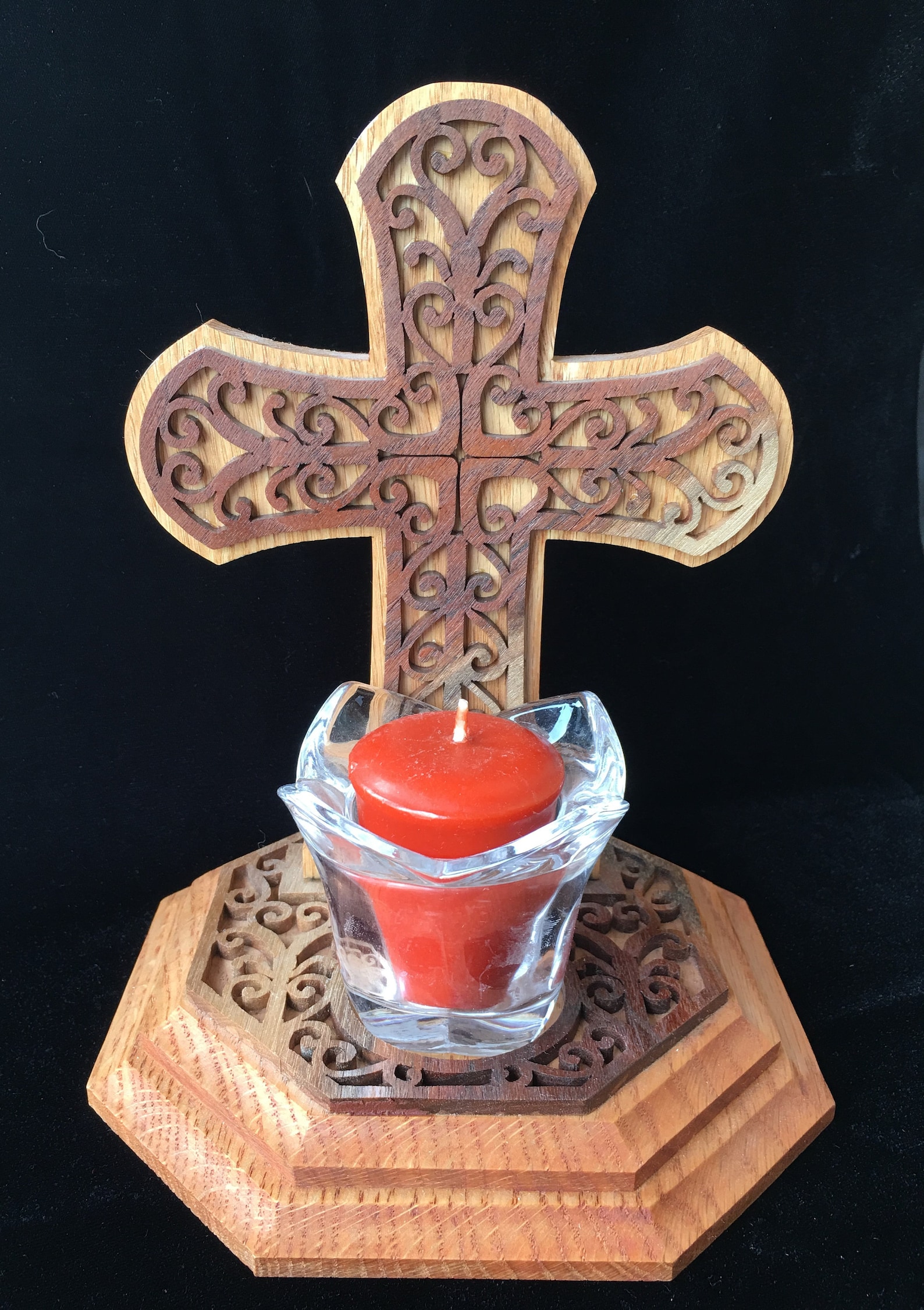 Handmade Candle Crosses Votive included Etsy