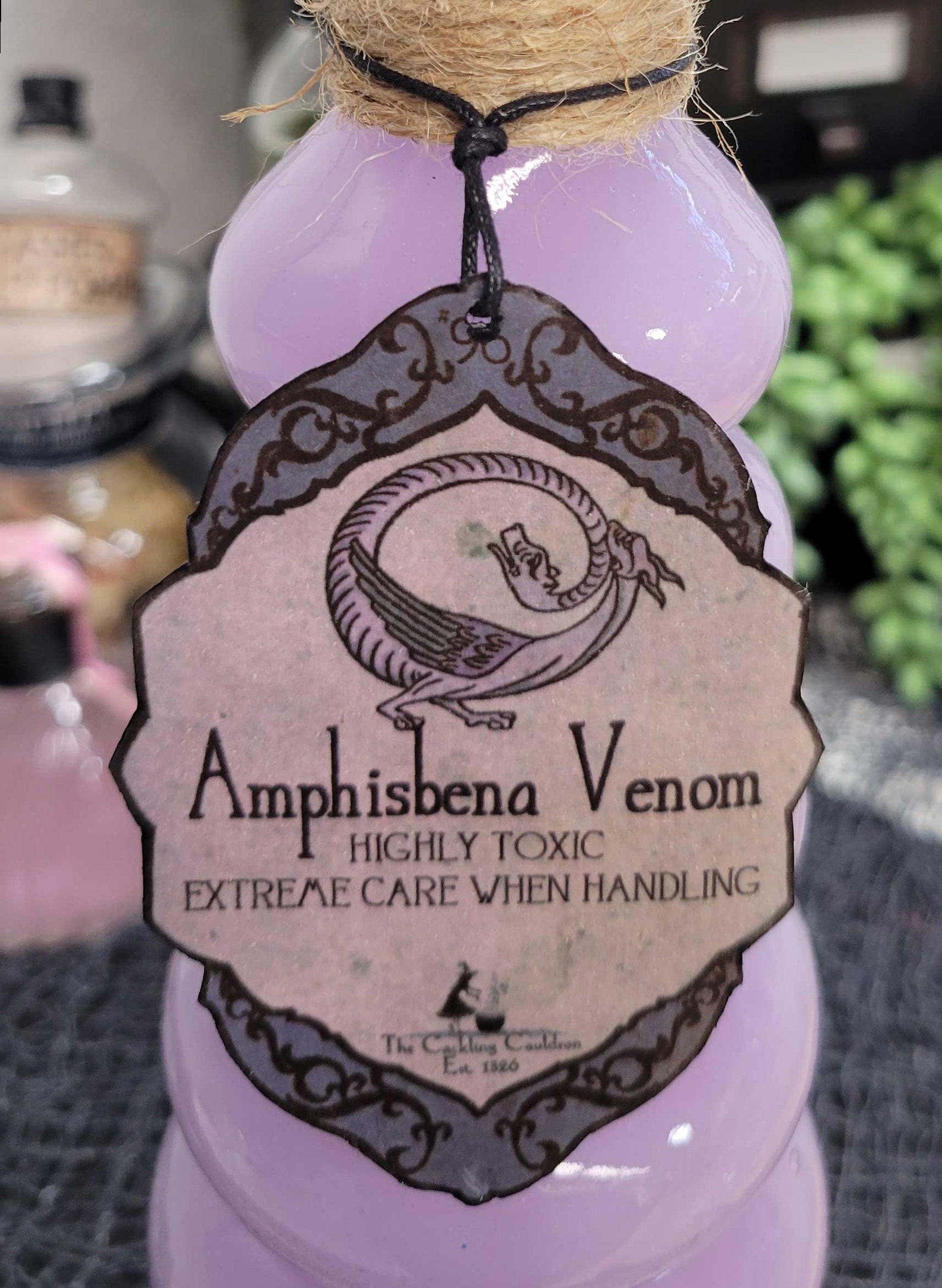 Amphisbena Venom Bottle a Magical Potion Etsy