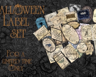 Halloween Label Set ~ for a limited time only~