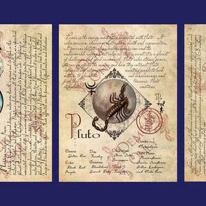 The Cackling Cauldron ~ Book of Shadows, Planetary Set #3