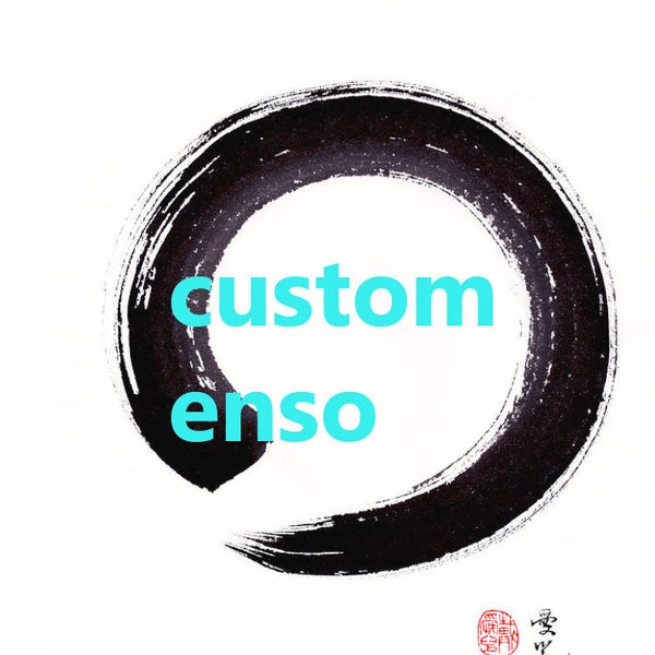 Zen Brush Painting Etsy