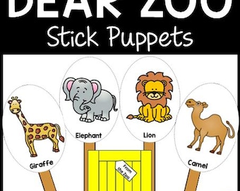 Dear Zoo Story - Puppets