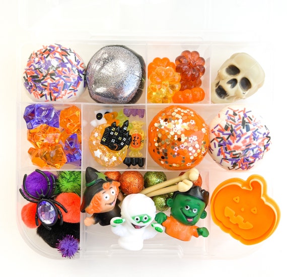 Halloween Night Signature Fall Play Dough Sensory Kit