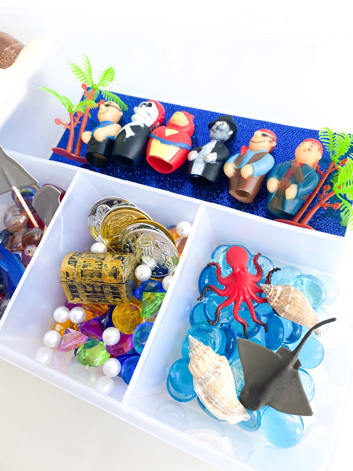 Pirate Deluxe Play Dough Kit Pirates Playdough Sensory Kit Etsy