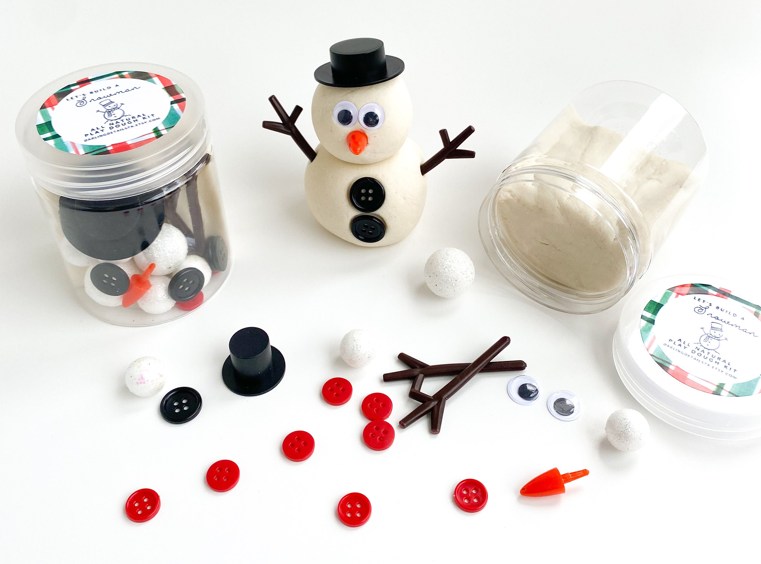 The OG Snowman Playdough Kit, Holiday Play Dough Sensory Kit, Christmas ... The OG Snowman Playdough Kit, Holiday Play Dough Sensory Kit, Christmas ...