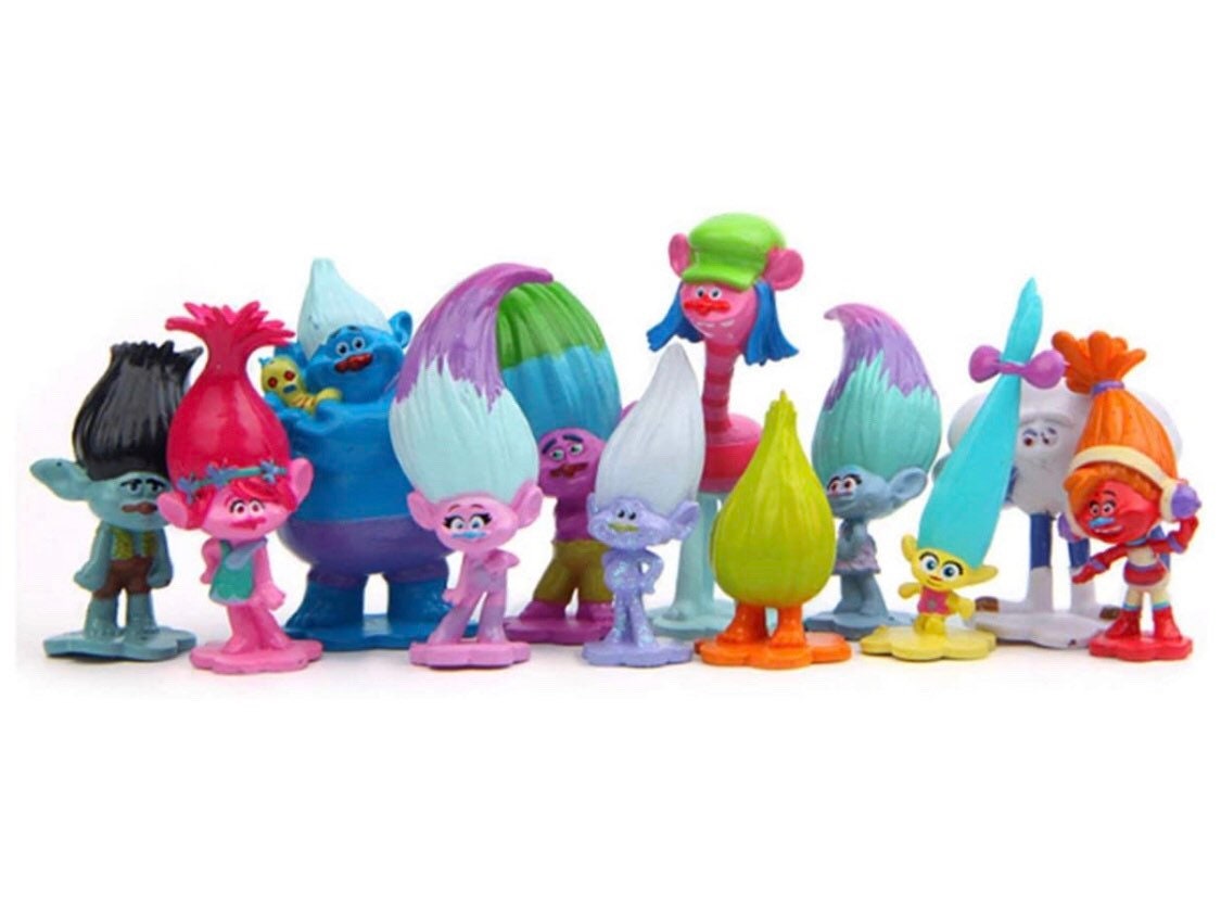 Trolls Play Dough Mini Kit Trolls Inspired Playdough Kit Etsy