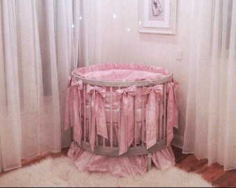 Round Crib Skirt Etsy