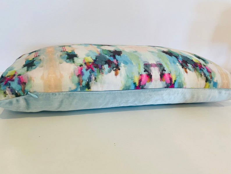 Laura Park Pillow Cover in Alphabet Soup Fabric // Lumbar Size Etsy