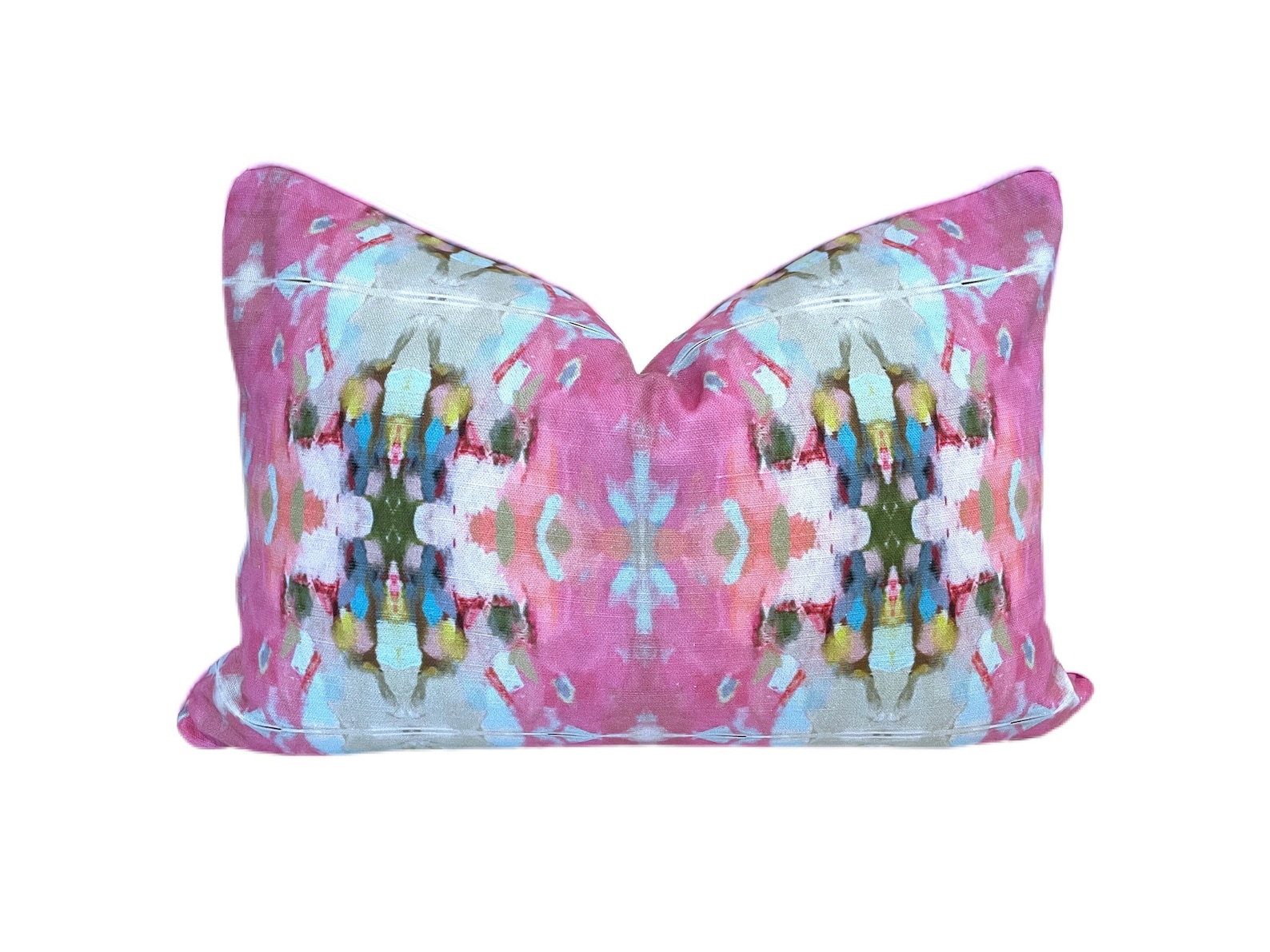 Laura Park Pillow Cover for Sofa in Little Chapel Pink Fabric Etsy