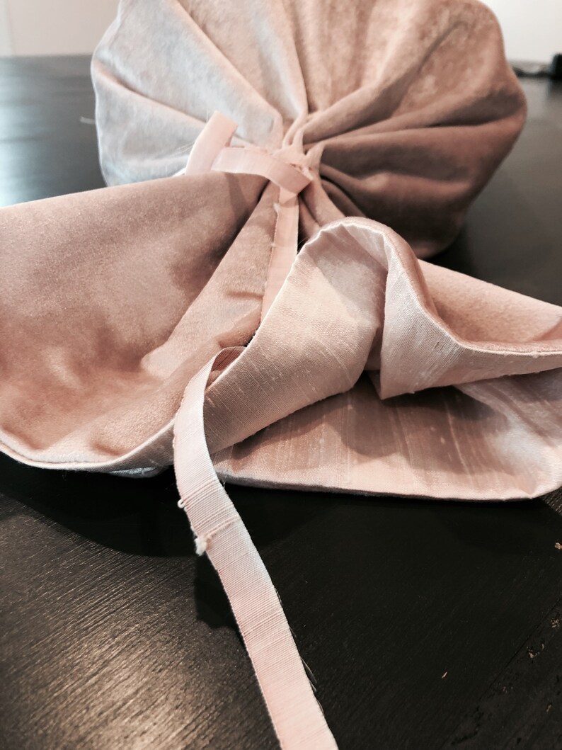 Velvet Bolster Pillow Sham in Moody Blush Pink READY TO SHIP Etsy