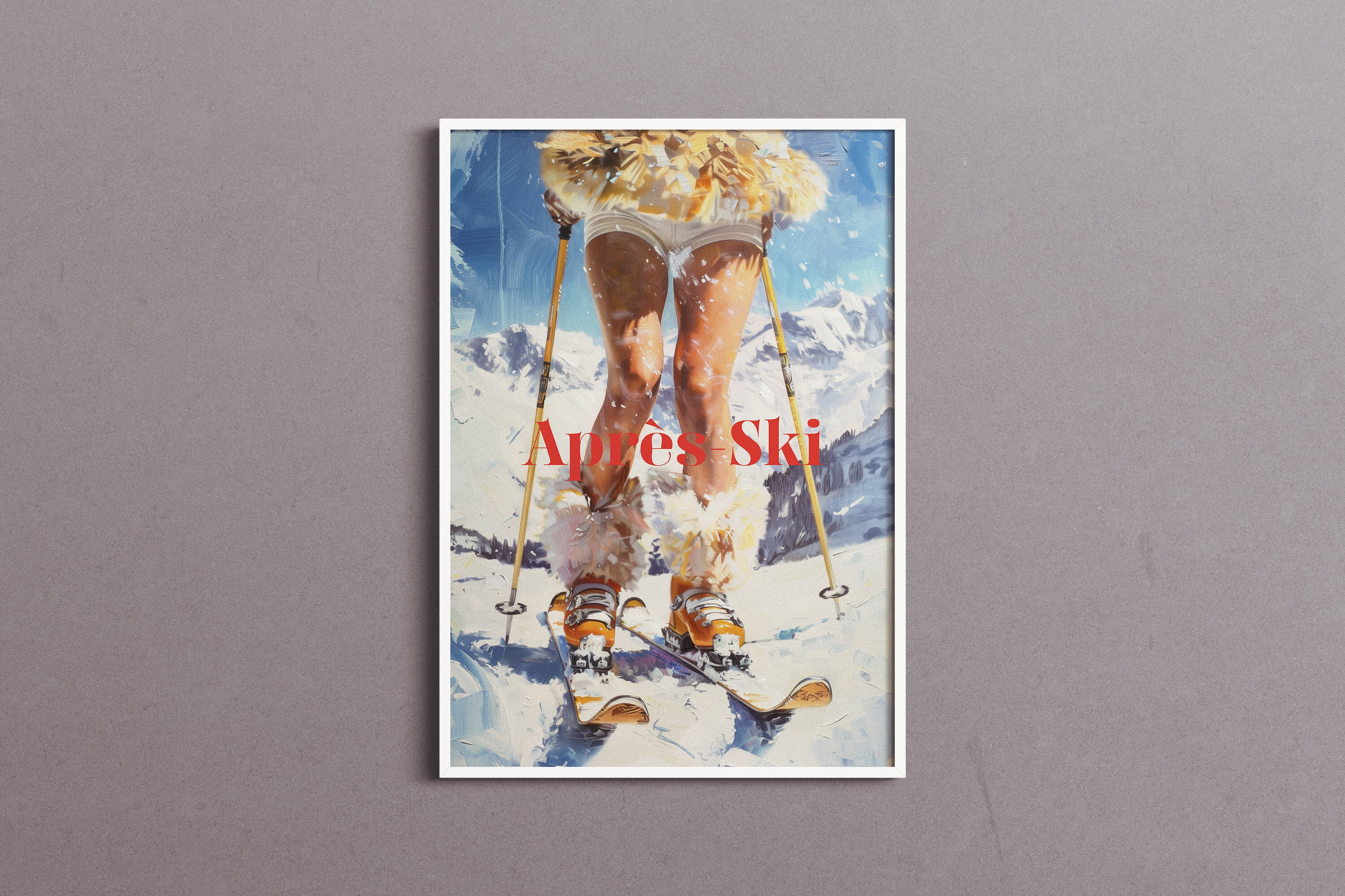 Lange Ski Poster