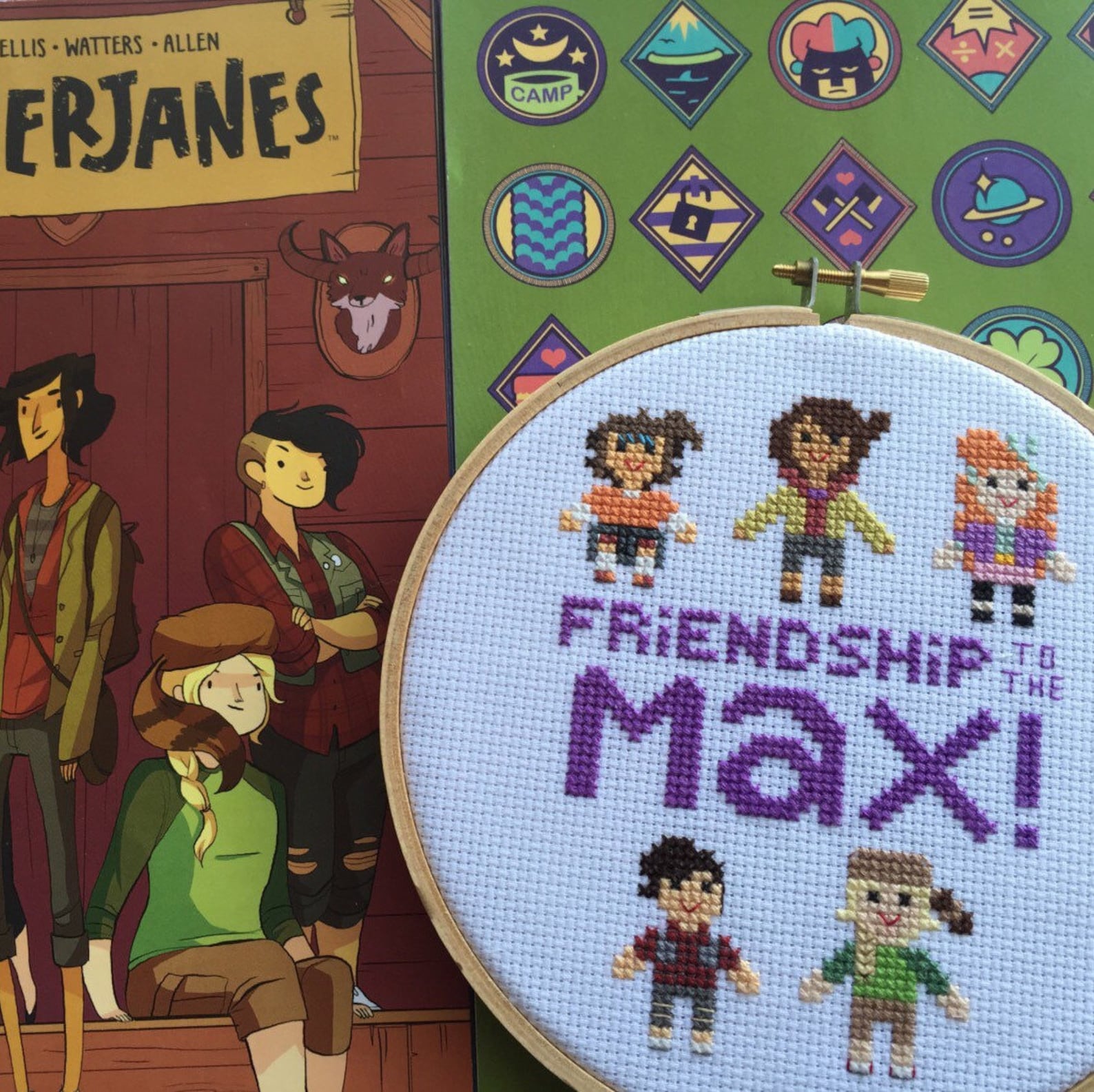 PDF Lumberjanes Friendship to the Max Cross Stitch Pattern Etsy