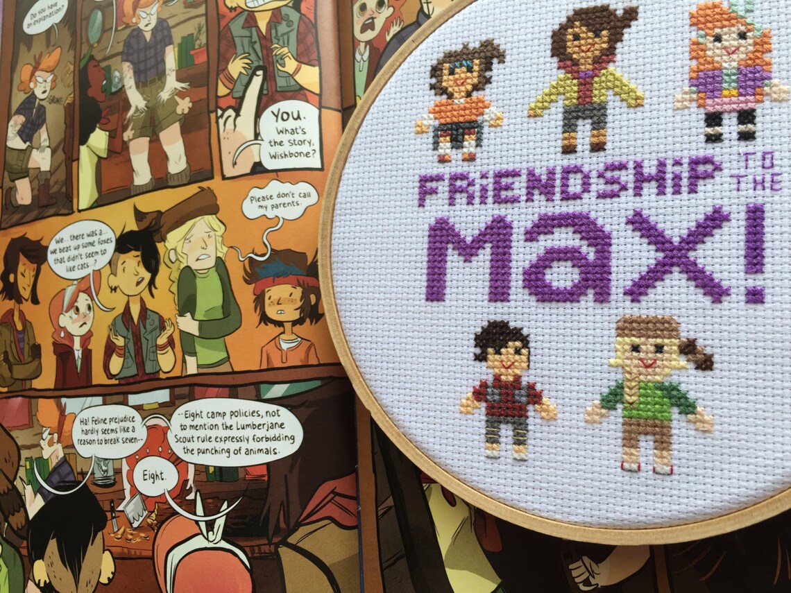PDF Lumberjanes Friendship to the Max Cross Stitch Pattern Etsy