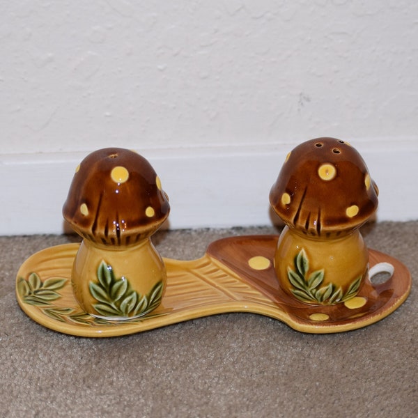 Mushroom Salt and Pepper Shakers Etsy