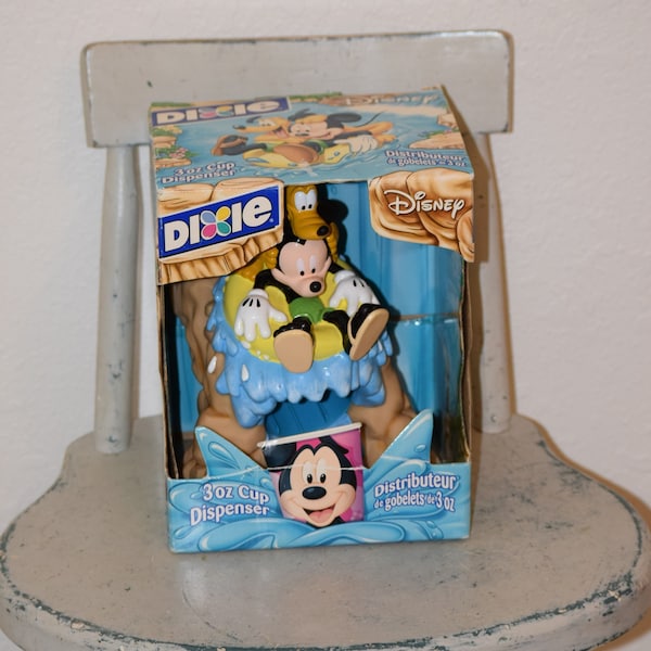 Adorable Disney Mickey and Friends 3 oz. Dixie Cup Drink Dispenser / Summer Picnic / Micky Mouse Themed Birthday Party Decor