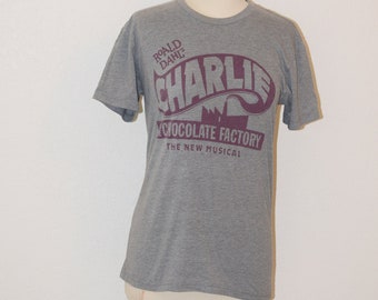 Heather Gray Charlie and the Chocolate Factory The New Musical / Broadway Touring Tee Shirt / Roald Dahl Book - Small