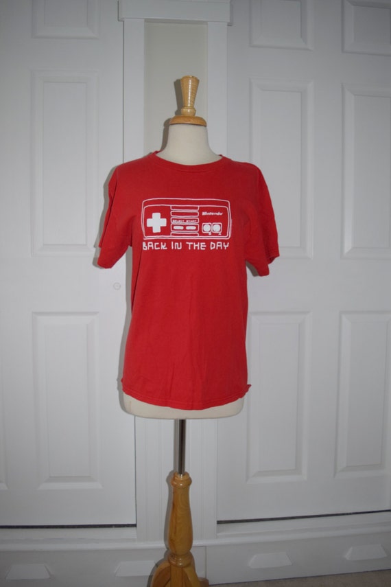 Throwback 'Nintendo' Red Tee / Video Game Shirt / 