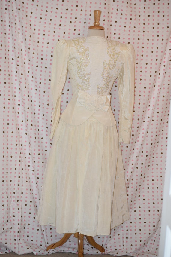 Creamy Jessica McClintock Two Piece Edwardian / O… - image 4