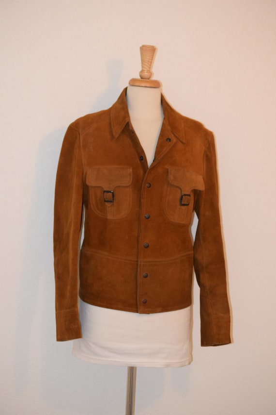 Retro Ferncraft Cinnamon Suede 1960's / 1970's Wes