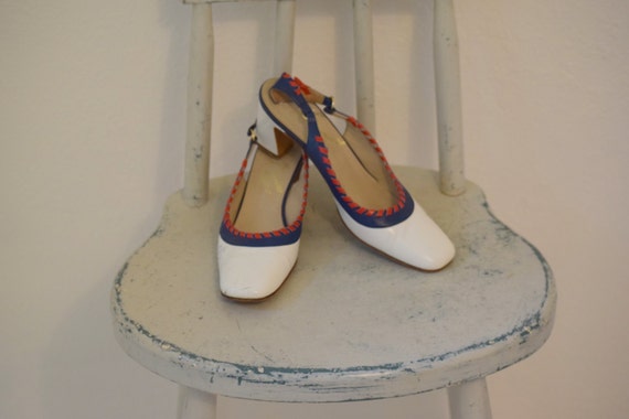 Rare Red White and Blue 'Rosina Ferragamo Schiavo… - image 1