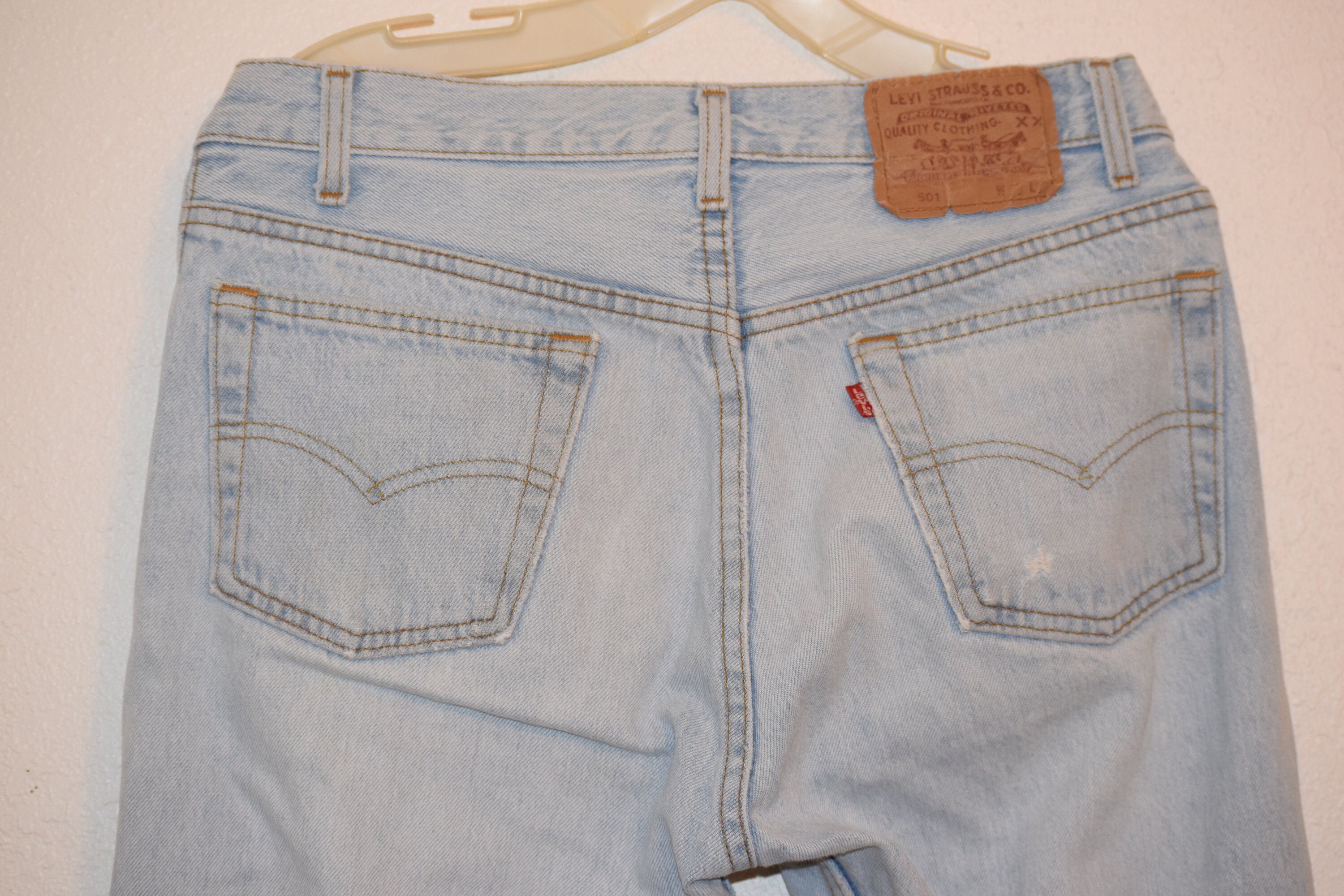 Vintage Old School 1980's Light Wash Levi Straus and Co / - Etsy