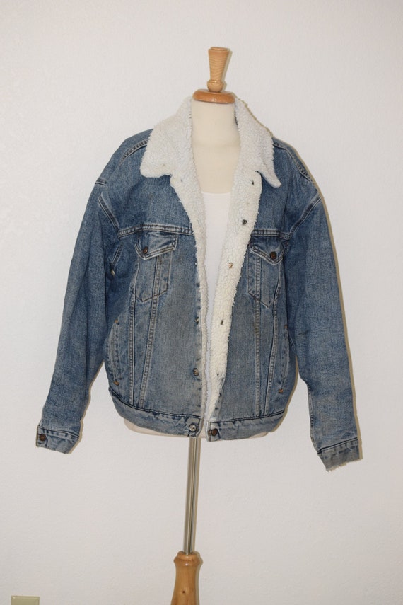 levi strauss sherpa lined denim jacket
