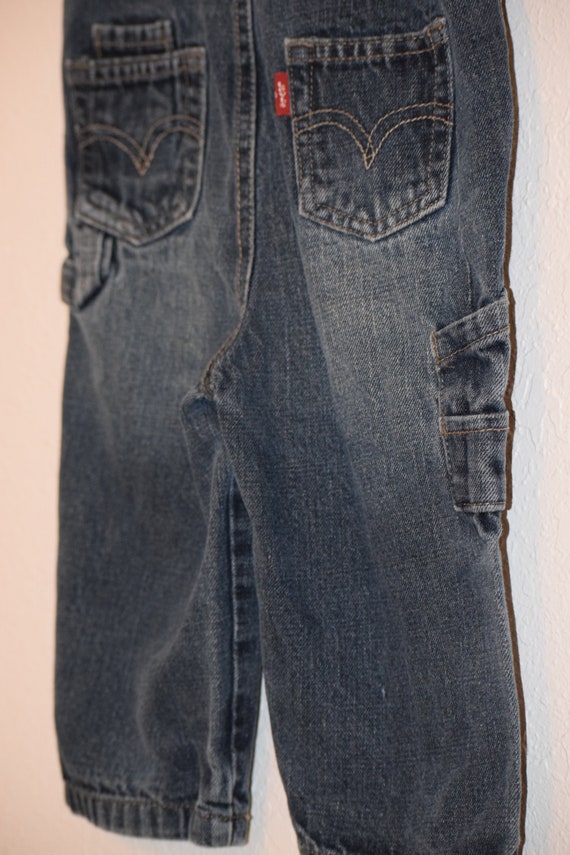 Toddler Old School Faded 'Levi' Strauss' Dungaree… - image 4