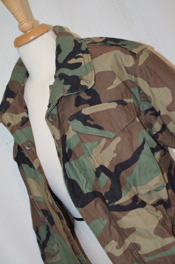 Authentic Vintage Military Issue Camouflage Cold W