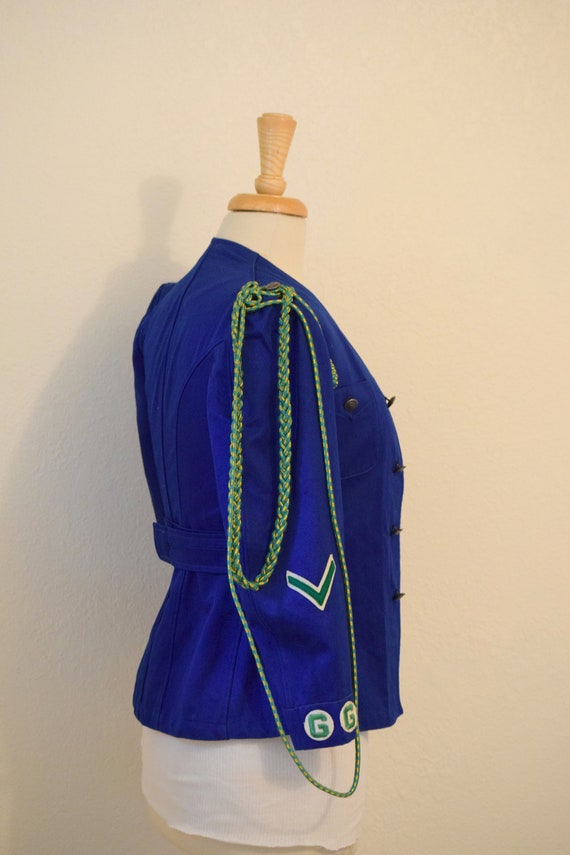 Royal Blue 'Culver' Military Dress Jacket with Ke… - image 5