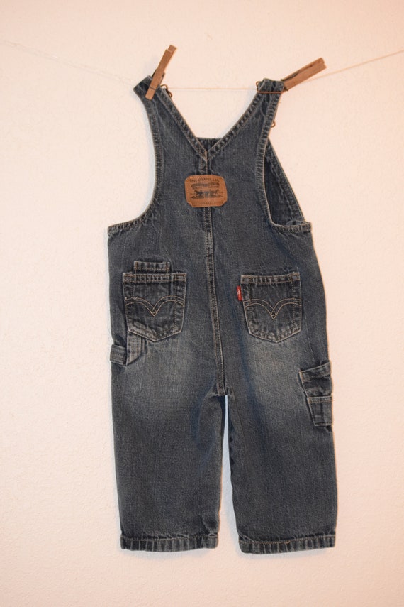 Toddler Old School Faded 'Levi' Strauss' Dungaree… - image 2