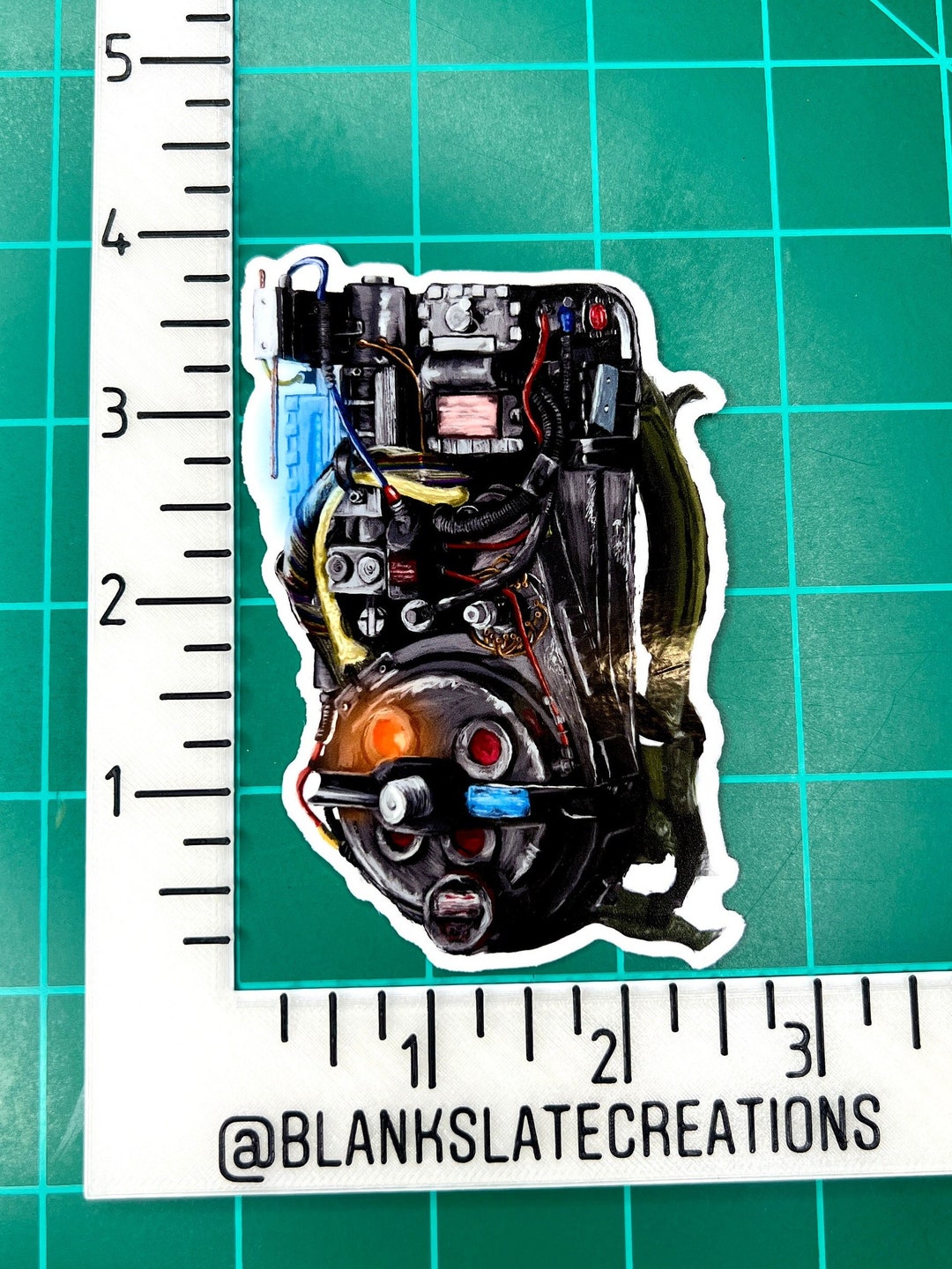 Ghostbusters Proton Pack Sticker - Etsy