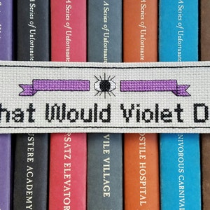 Pattern Only - What Would Violet Do? Bookmark