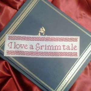 Pattern Only - I Love A Grimm Tale Bookmark