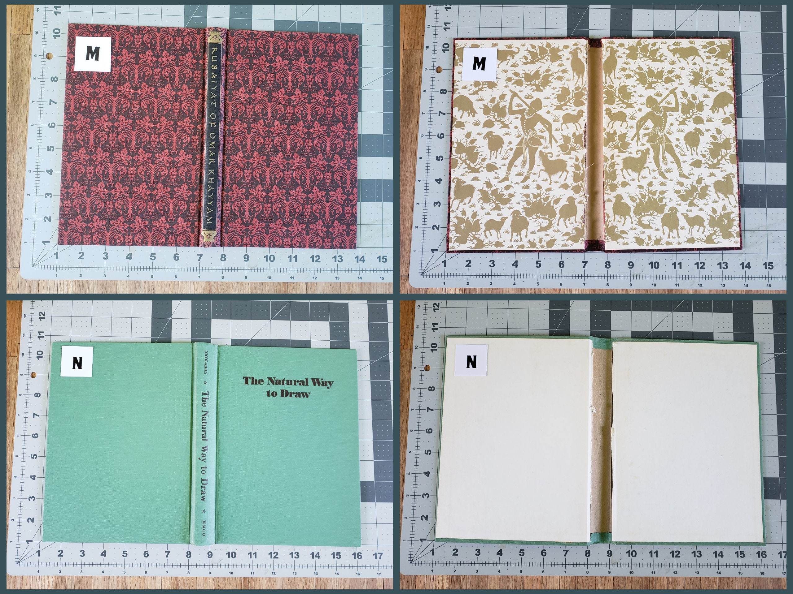 お厚いのがお好き? 赤と緑のカバー二冊セット Book Covers - Set #002 - Etsy