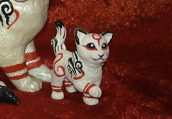 Fanmade Small Kabegami Figure From Okami Etsy
