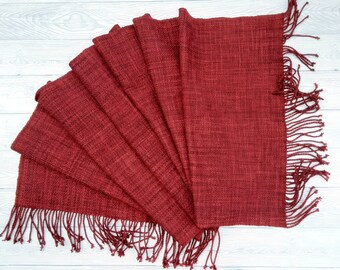 Hand Woven Pure Wool Shawl, Blood Feud