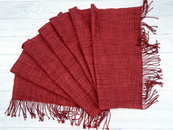 Hand Woven Pure Wool Shawl, Blood Feud
