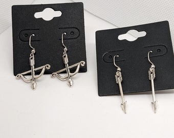 Arrow archery earrings