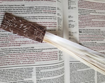 Pampas Bible Bookmark: Multi Ribbon Hymnal, Planner, Journal