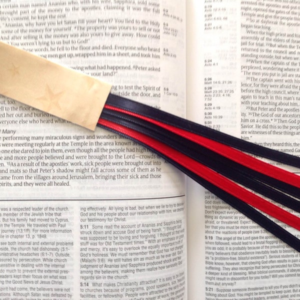MARINE CORPS Dress Blues Bible bookmark ribbons/ multi page book mark/ perfect for hymnals, journals, devotionals